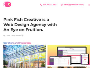 Pink Fish Creative Web Design